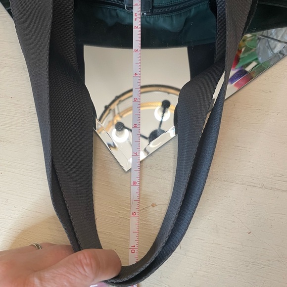 Prada dark green nylon tessuto tote - Picture 14 of 16